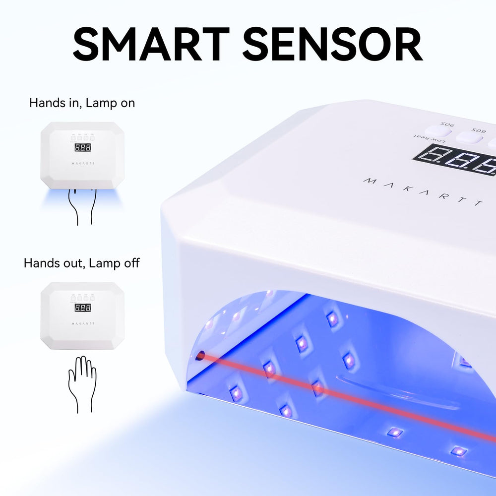 Makartt Aurora next to smartphone to show compact scale and portability benefit