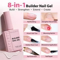 Makartt close-up of gel texture highlighting slow-flow self-leveling benefit