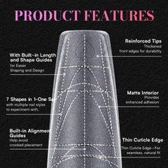 Makartt close-up of sculpted length guides for easier symmetrical shaping