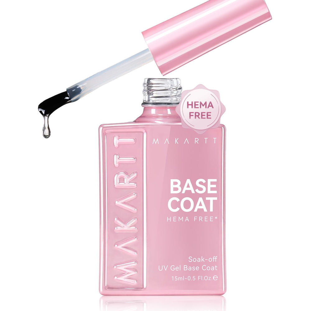Makartt bottle front view showing clear no-wipe base benefit