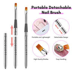 Makartt cured nail detail with gems demonstrating durable secure hold