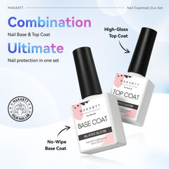 Makartt cured nail close-up showing long-lasting high-gloss benefit