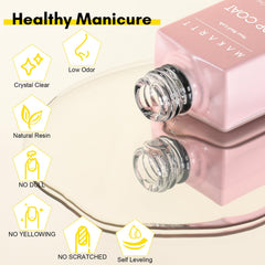 Makartt cured nails showing high-shine finish and chip resistance