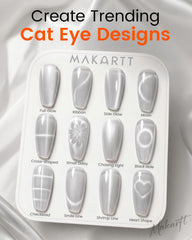Makartt cured nail close-up with mirror-like shine and chip resistance