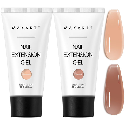 Makartt front packaging showing two 30ml HEMA-free builder gels for longer sessions