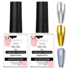 makartt front packaging showing two 15ml bottles and high gloss benefit