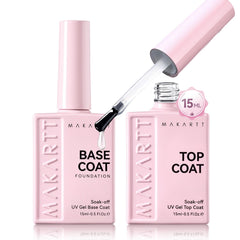 Makartt front packaging showing both 15ml base and top bottles and benefits
