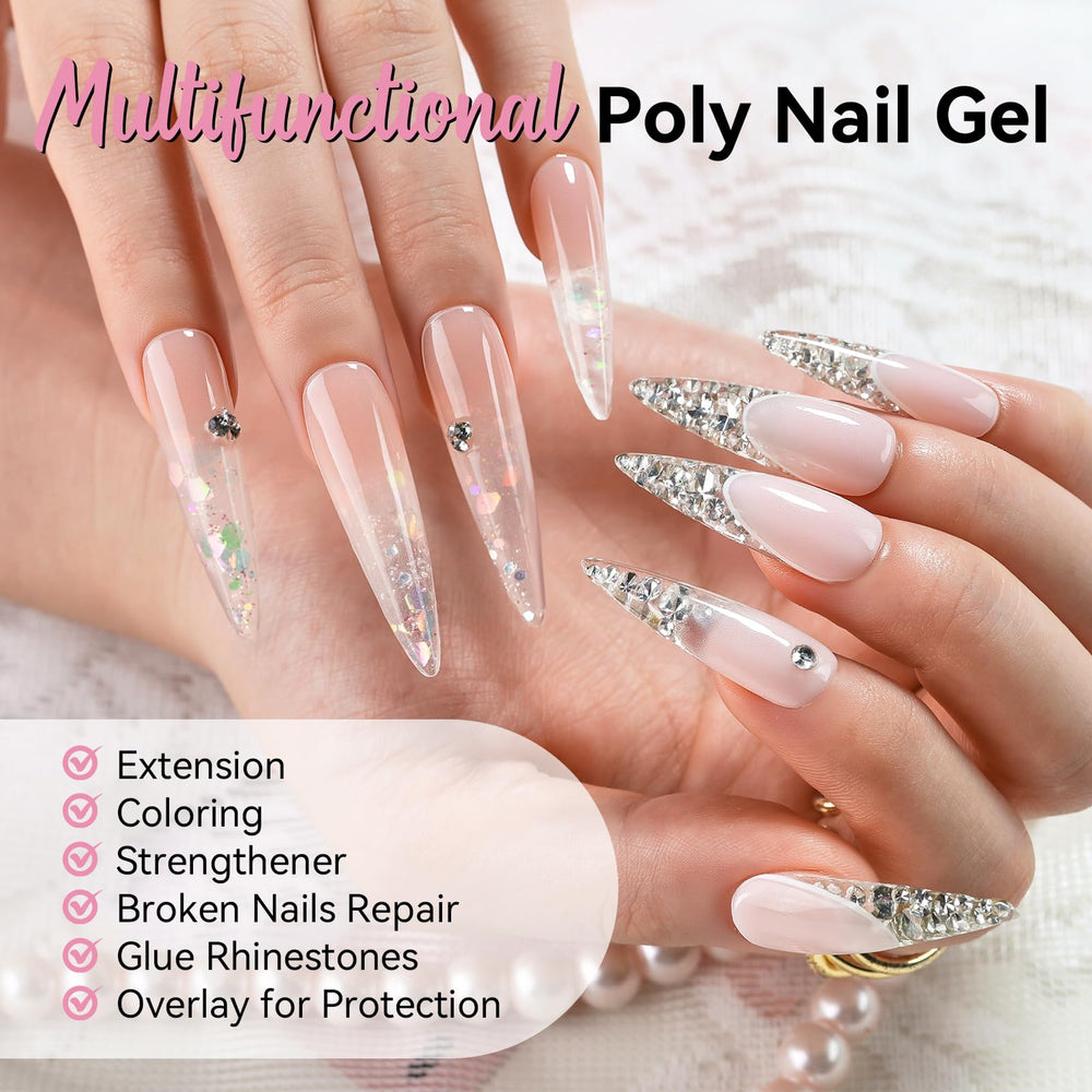 Makartt cured shiny nail showing durable glossy finish and strength