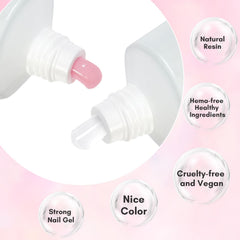 Makartt gel kit being applied with dual form showing controlled shaping benefit