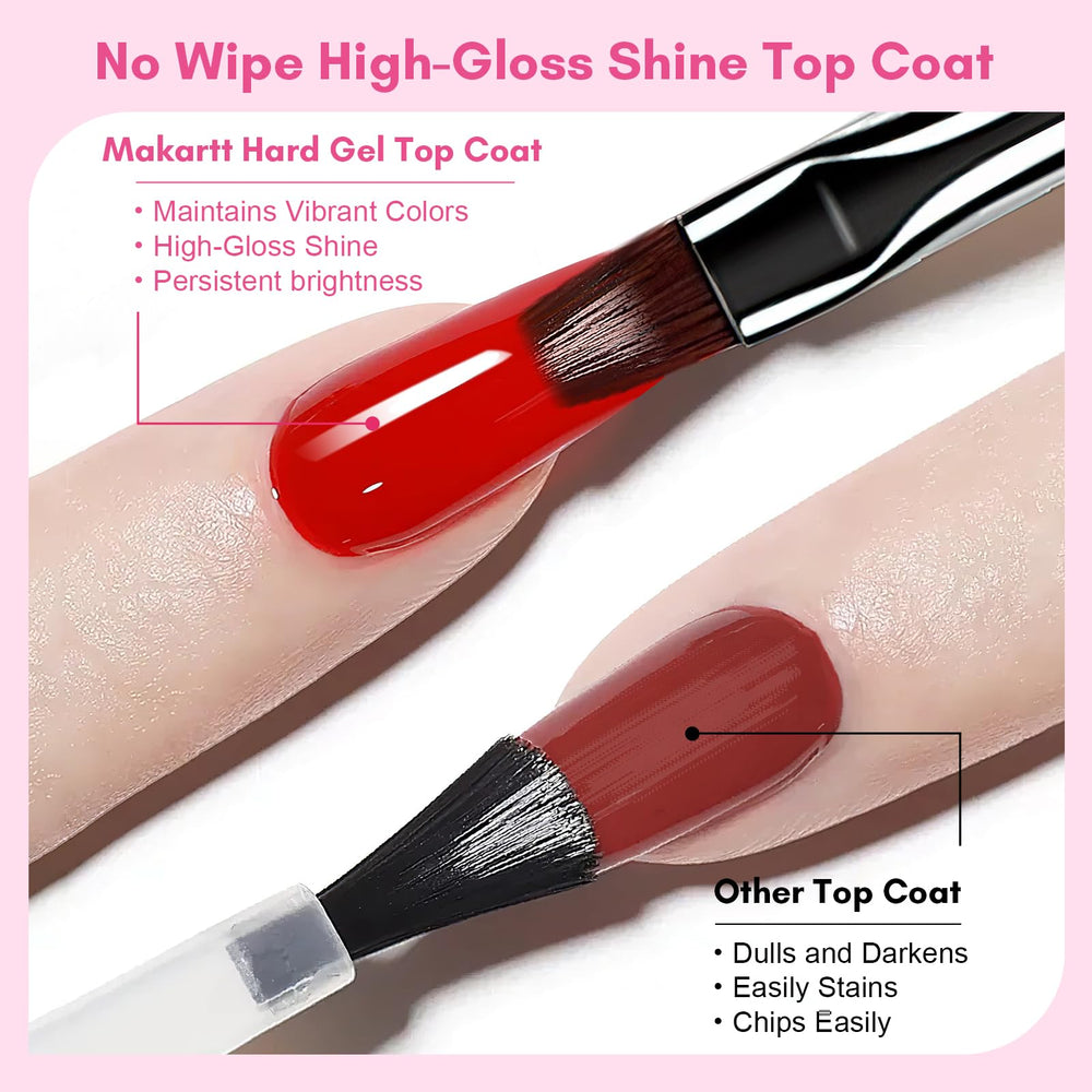 Makartt gel texture swatch illustrating smooth no-wipe surface