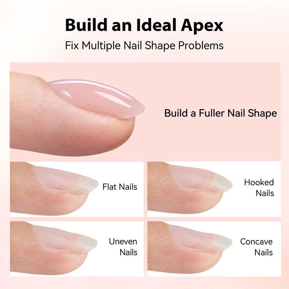 Makartt gel texture swatch showing self-leveling formula for smooth finish