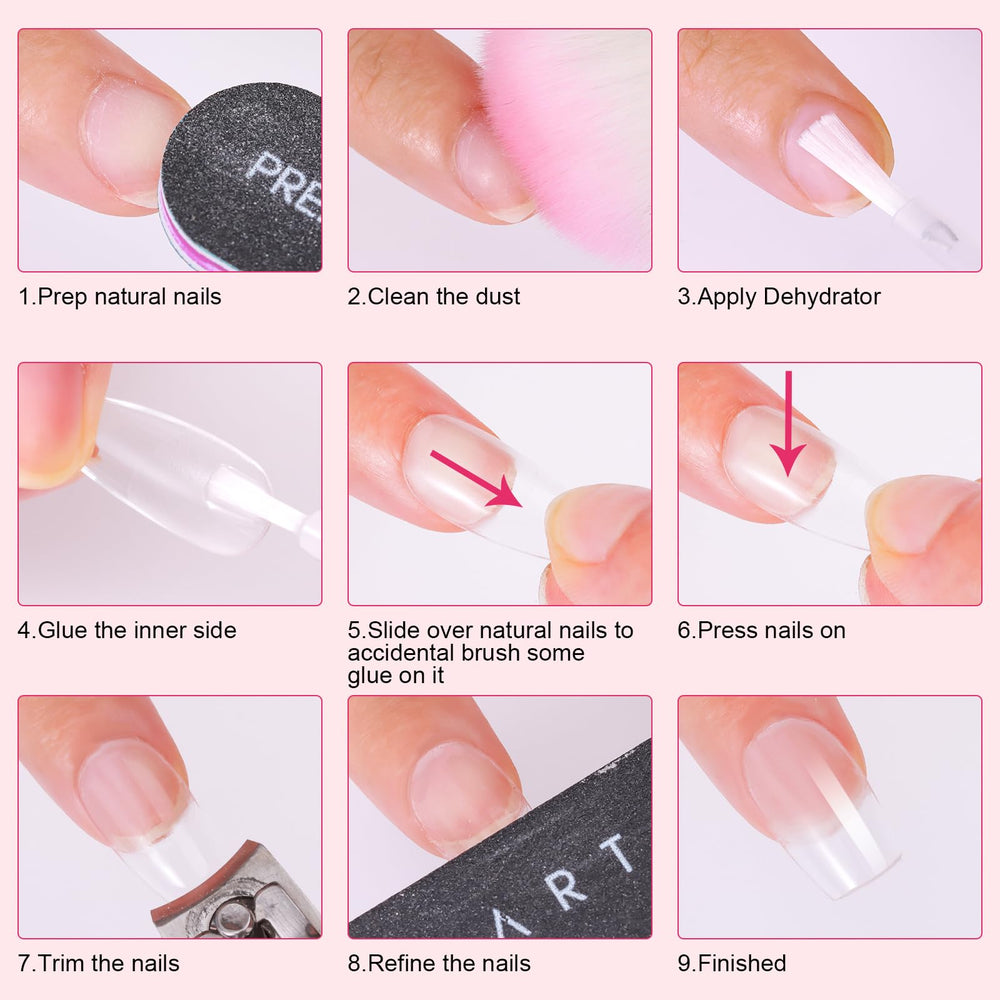 Makartt glue attaching rhinestones for secure nail decor
