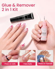 Makartt semi-solid glue close-up texture illustrating controlled application benefit