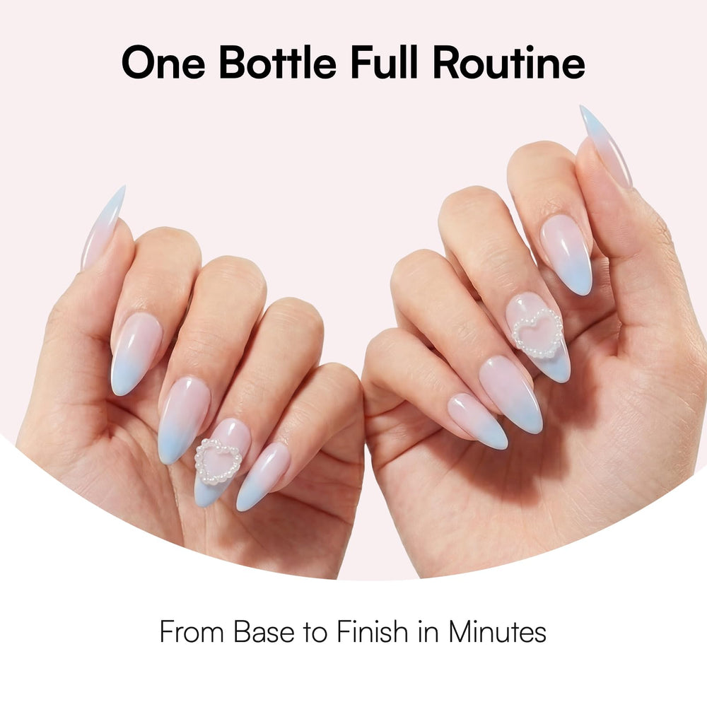 Makartt gel in use while sculpting a nail extension with brush for strength