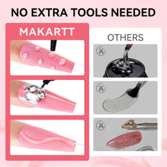 Makartt product label and instructions close-up showing usage tips and curing guidance