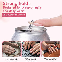 Makartt label highlighting HEMA-free safety and gentle formula