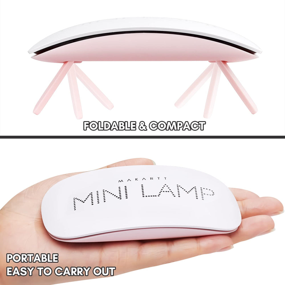 Makartt on a bathroom vanity lifestyle shot showing easy at-home manicure setup