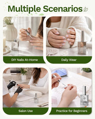 Makartt packaging label close-up showing HEMA-free and bio-based claim benefit: gentler formula clarity