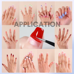 Makartt base used under press-on nails for damage-free removal