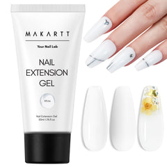Makartt poly gel tube front view shows product branding and volume for easy identification