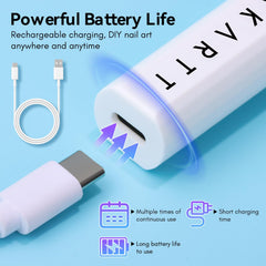 Makartt beside a lip balm for size scale showing travel-ready portability