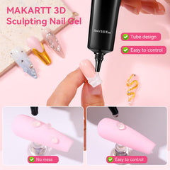 makartt size scale with measuring tool showing 15g gel volume