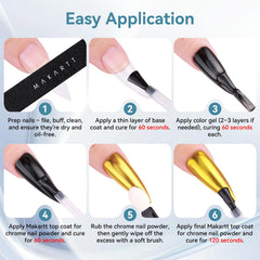 makartt soak-off removal process showing safe take-off from natural nails