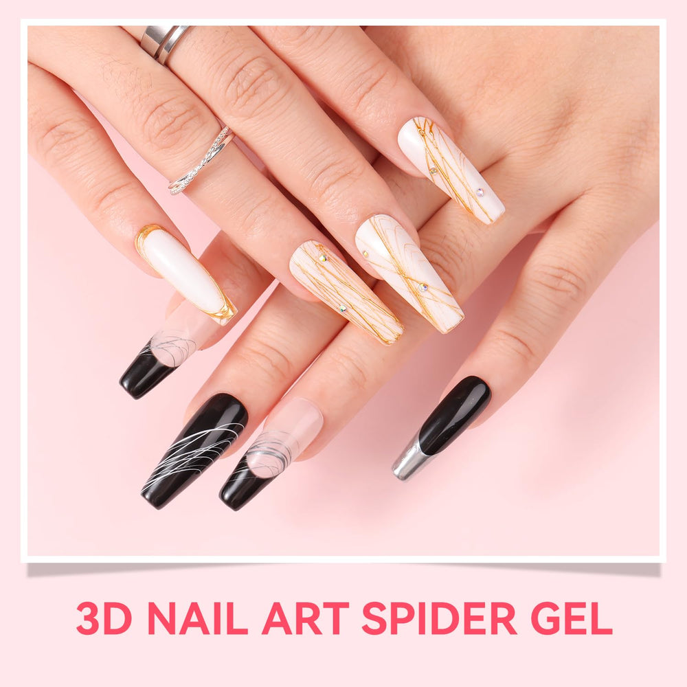 Makartt spider gel mixed with colored gel offering custom shade options