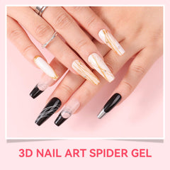 Makartt spider gel mixed with colored gel offering custom shade options
