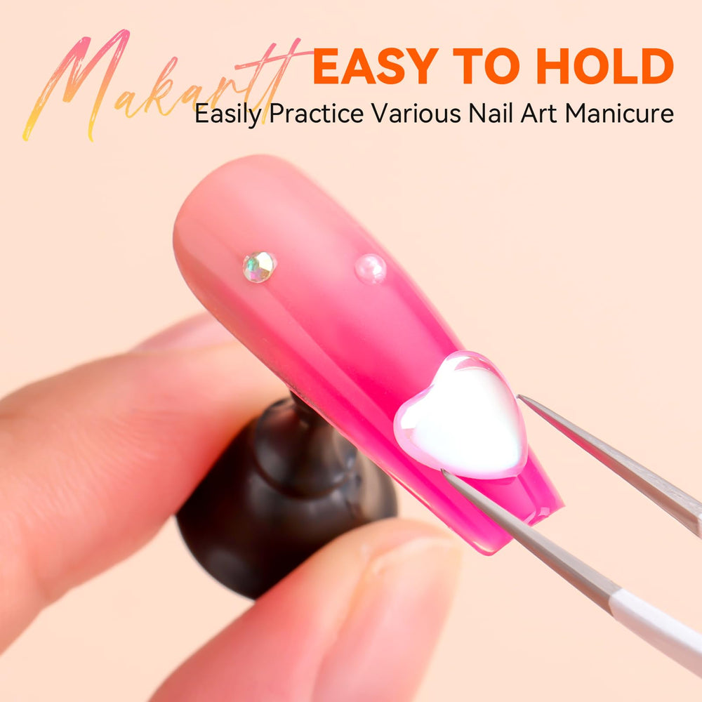 Makartt closeup of magnetic area highlighting secure hold for steady nail painting