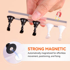 Makartt side profile showing slim acrylic build for easy lamp access and comfortable reach