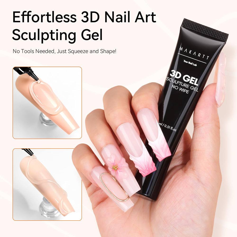 Makartt thick gel puddle texture demonstrating hold and moldability benefit