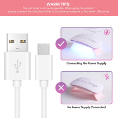 Makartt USB connected to powerbank showing cordless travel power benefit