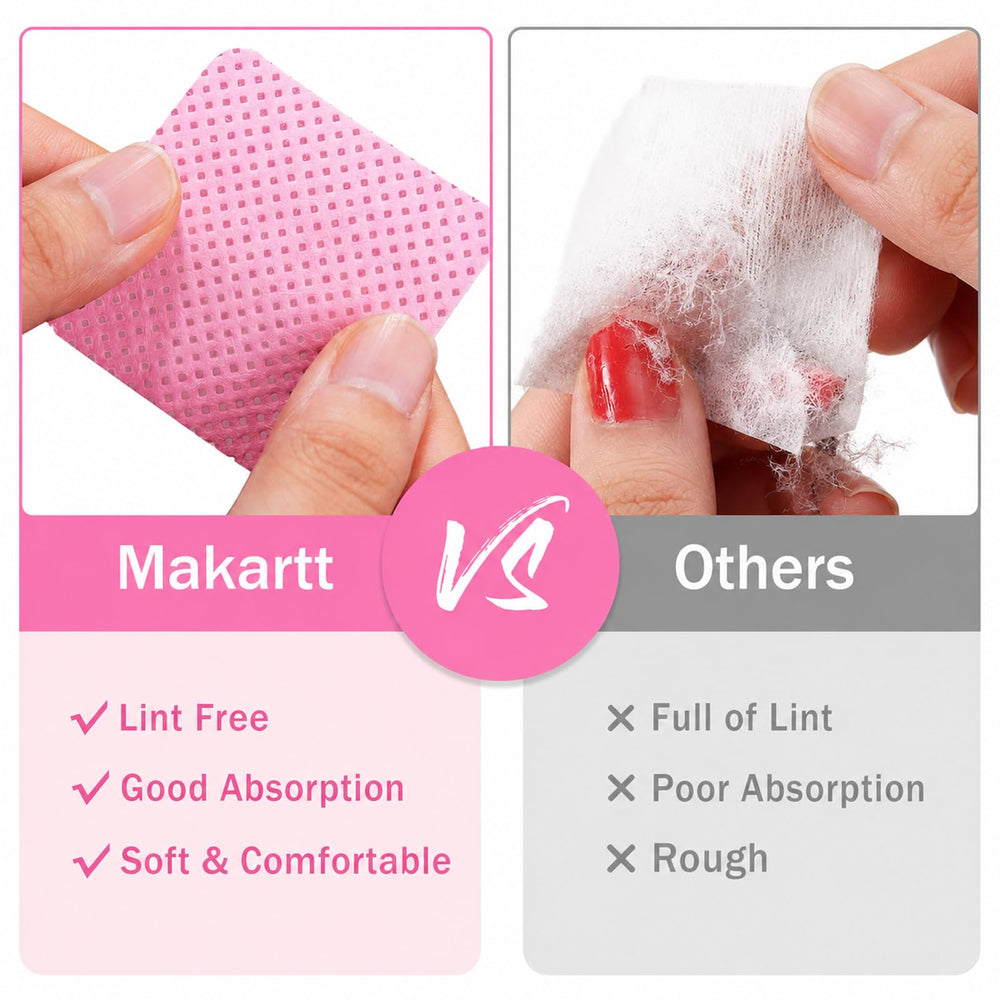 Makartt wipes in a small travel bag, portable for on-the-go touchups