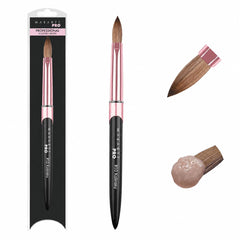 MakarttPro brush front view showing balanced tip for precise beads