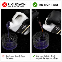 MakarttPro bottle on salon station with brush showing professional workflow benefit