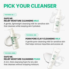 MAKE P:REM herbal extracts display highlighting natural soothing components and balance