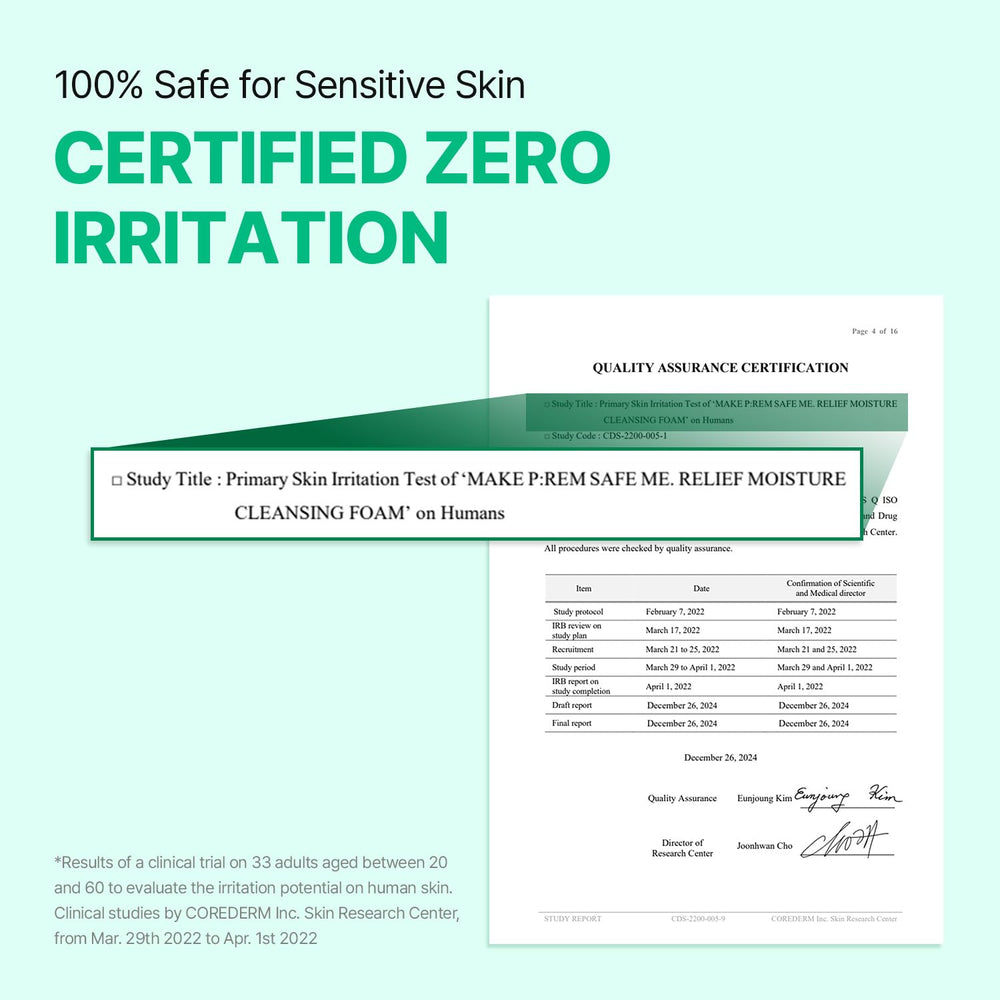 MAKE P:REM in bathroom routine setting showing calming, gentle daily use benefits