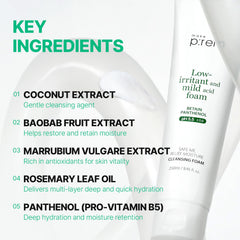 MAKEP:REM herb extracts display highlighting calming, moisturizing benefits
