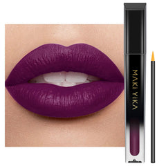 MAKI YIKA front packaging showing gothic plum color and bold coverage