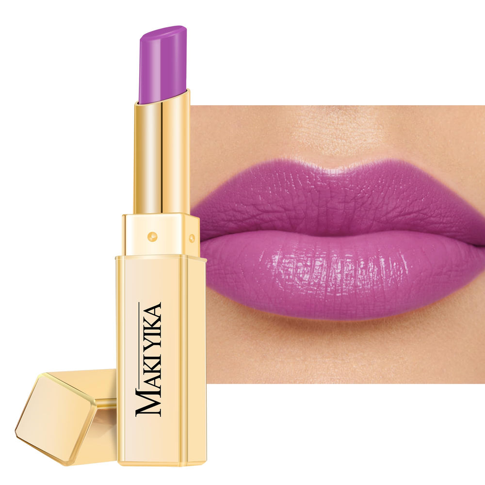 MAKI YIKA front packaging showing lavender shade and glossy benefit