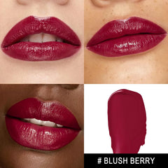 MAKI YIKA open lipstick twist revealing rich blush berry color