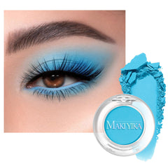 MAKI YIKA front view of single blue matte pan showing compact packaging and color
