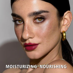 MAKI YIKA swatch on skin demonstrating true berry payoff