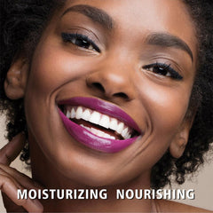 MAKI YIKA swatch on skin revealing Sweet Lilac tint and subtle sheen