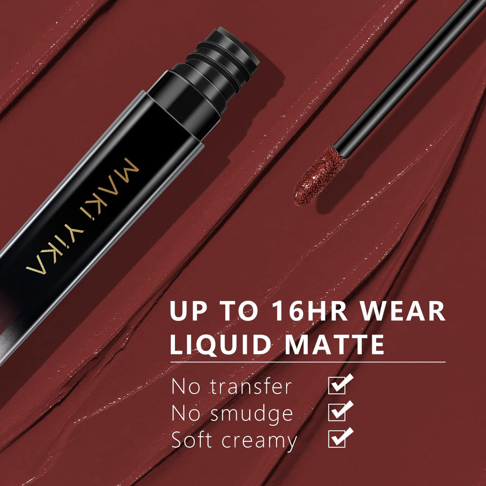 MAKI YIKA texture close-up showing creamy matte finish with shea butter benefit smooth wear
