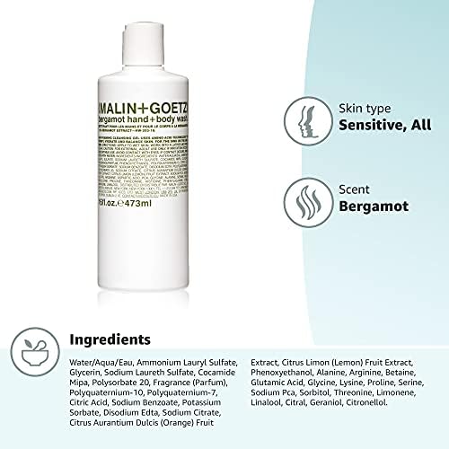 MALIN+GOETZ clear gel texture demonstrating gentle hydrating formula