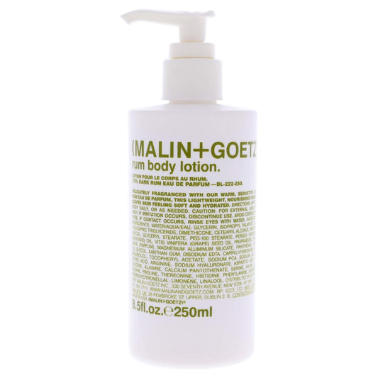MALIN+GOETZ front label view showing product identity and size for clear selection