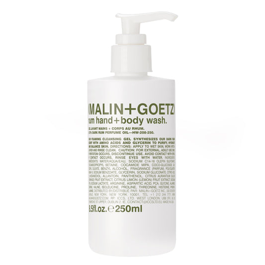 MALIN+GOETZ front bottle image showing clean packaging and luxury finish