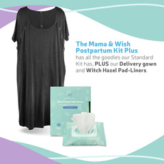 Mama & Wish collapsible peri bottle folded compactly for convenient cleansing